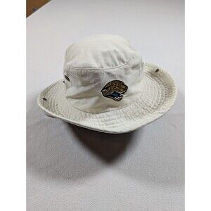 Vintage Reebok On Field Jacksonville Jaguars Canvas Bucket Hat L/XL Snap NFL